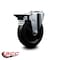 Service Caster 5'' Hard Rubber Wheel Swivel Bolt Hole Caster with Posi Lock Brake SCC-BH20S514-HRS-PLB - alternate 3